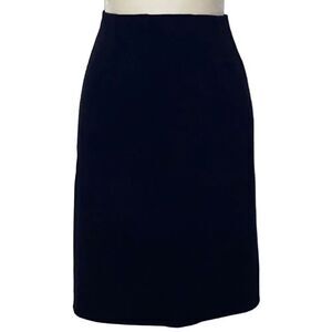 Oscar De La Renta Silk Pencil Skirt